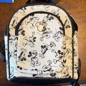 Mickey Mouse  Cream and Black Mini Bag